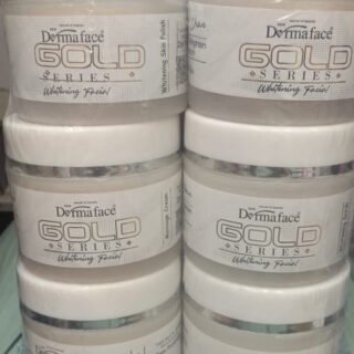 Derma Face Gold Series Whitening Facial 6 steps Whitening And Glowing Facial Kit