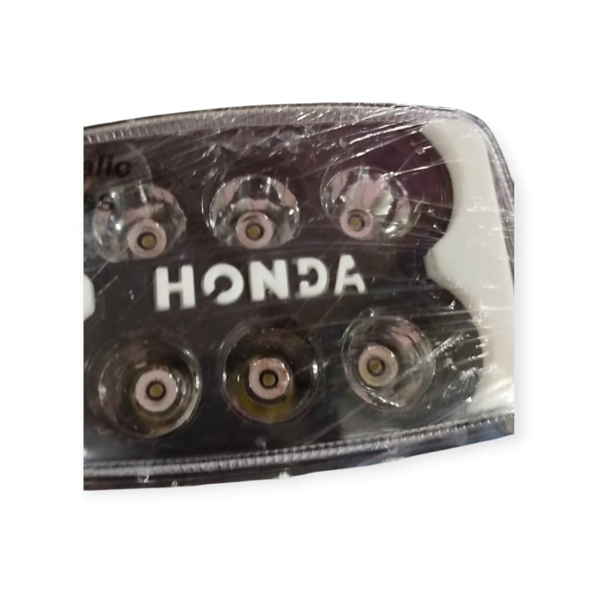 12 Volt LED Headlight Panel with Glowing Monogram Indicators for Motorcycle - Best Quality LED Headlight Panel with Glowing Monogram - 125 CD 70 Headlight - With Box