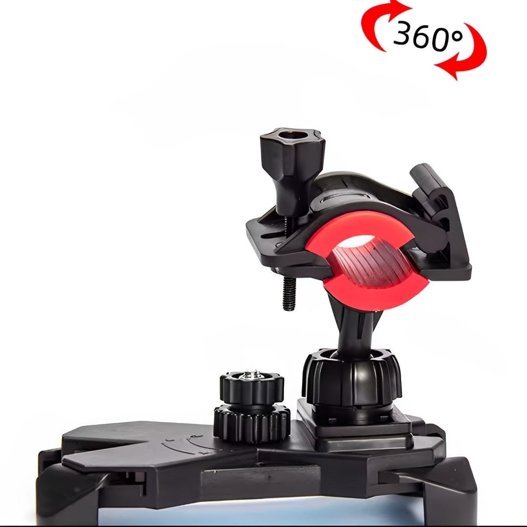 Mobile Phone Holder Stand for Bicycle Motorcycle Universal 360 Rotation Mount random color