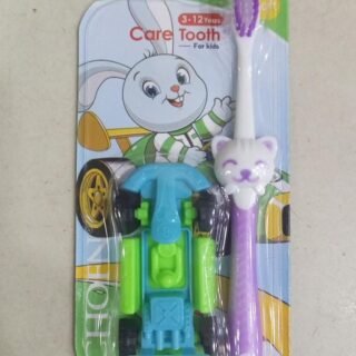 CHOFN Kids Toothbrush Set (3?12 Years) ? Soft Bristles with Toy Car (Random Designs)