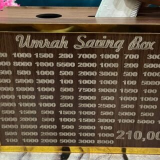 Umrah Saving Box - Box For Umrah Saving | Umrah Saving Box - Best Quality Umrah Saving Box - 210 000 Umrah Saving Box Random Design