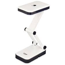 Portable Folding LED Desk Lamp with Adjustable Brightness Travel-Friendly Study Reading Light