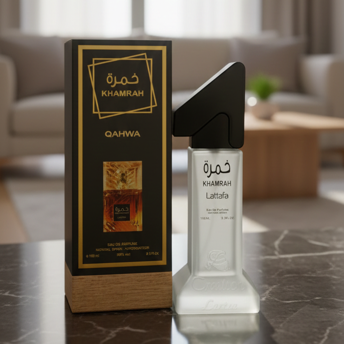 Khamrah by Lattafa Perfume | 100 ml | Long-Lasting Fragrance | 4 Hours Wear | Made in Pakistan