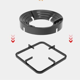 Gas stove Burner Stand Non slip bracket 3D windproof hood Gas cooker universal accessories Anti skid gas burner parts Cast iron cook top parts(1 PCs )