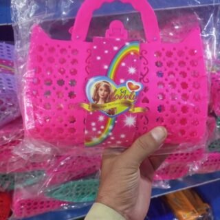 Shopping Bag With Home Furniture Toys For Kids - 10 PCS (Age: 3 Year Plus)