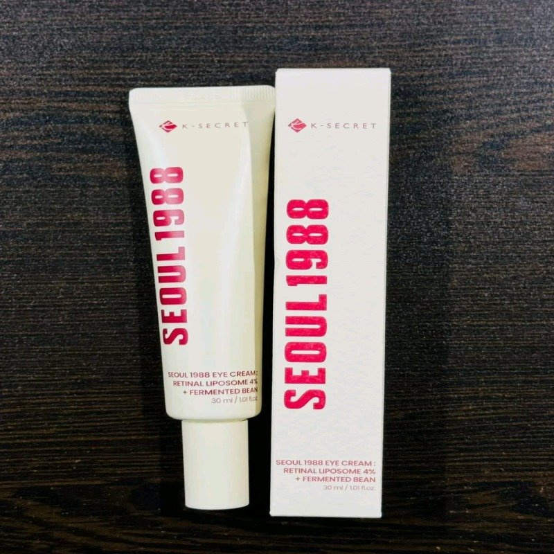K Secret Seoul 1988 Eye Cream Providing Gentle Care Wrinkle Reduction Brightening Effect Hydrating Formula - 20g
