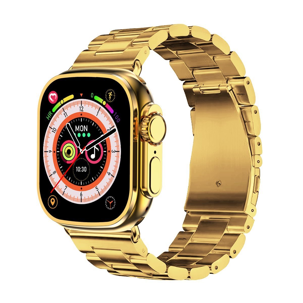 C9 Ultra Max Gold Edition Color Smartwatch 21 Inch Screen With Hryfine App