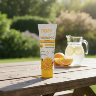 Jens Choy Vitamin C Fairness Whitening Face Wash Providing Gentle Cleansing With Brightening Care And Refreshing Finish - 100ML Cartflix.pk