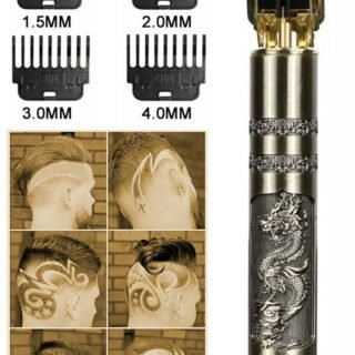 (metal Body) T9 Electric Shaver Man Cordless Hair Beard Trimmer For Men Haircut Shaving Machine Tools Barber Accessories Cartflix.pk