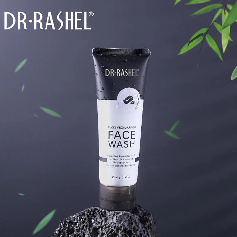 Dr.Rashel Black Charcoal Purifying Face Wash - 100g Cartflix.pk