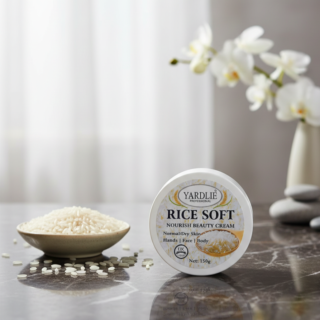 Yardlie Professional Rice Soft Nourish Beauty Cream Gentle Hydration Brightening Care - 150g Cartflix.pk