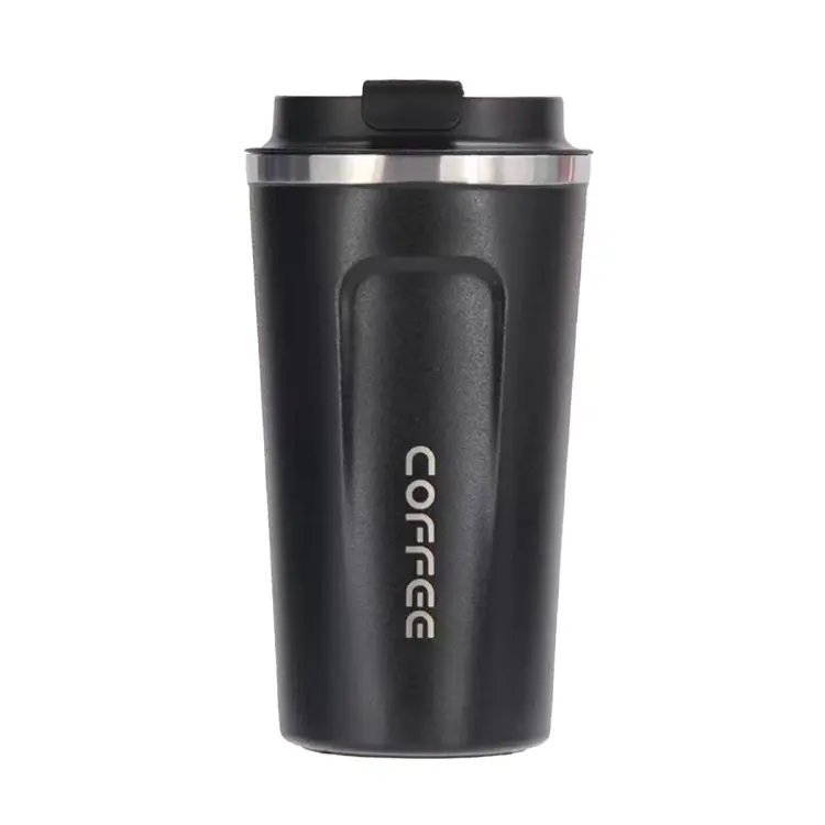 510ml Large-capacity Coffee Cup Keep Heat Stainless Steel Double-layer Smooth Edge Water Bottle Mug for Daily Use (random colors)