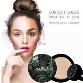 Sunisa Foundation Base 20g Waterproof Mushroom Head Air Cushion BB Cream Nude Liquid Foundations with yanqina 36H liner