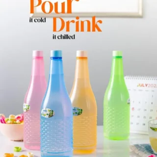 Pack Of 4 Plastic Jumbo Water Bottles SWater Drink Bottles
