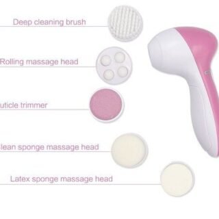 5 in 1 Facial Electric Cleanser and Massager, Electric Machine Beauty , Beauty Care Brush for Removing Blackhead , Beauty Tool Device Cartflix.pk