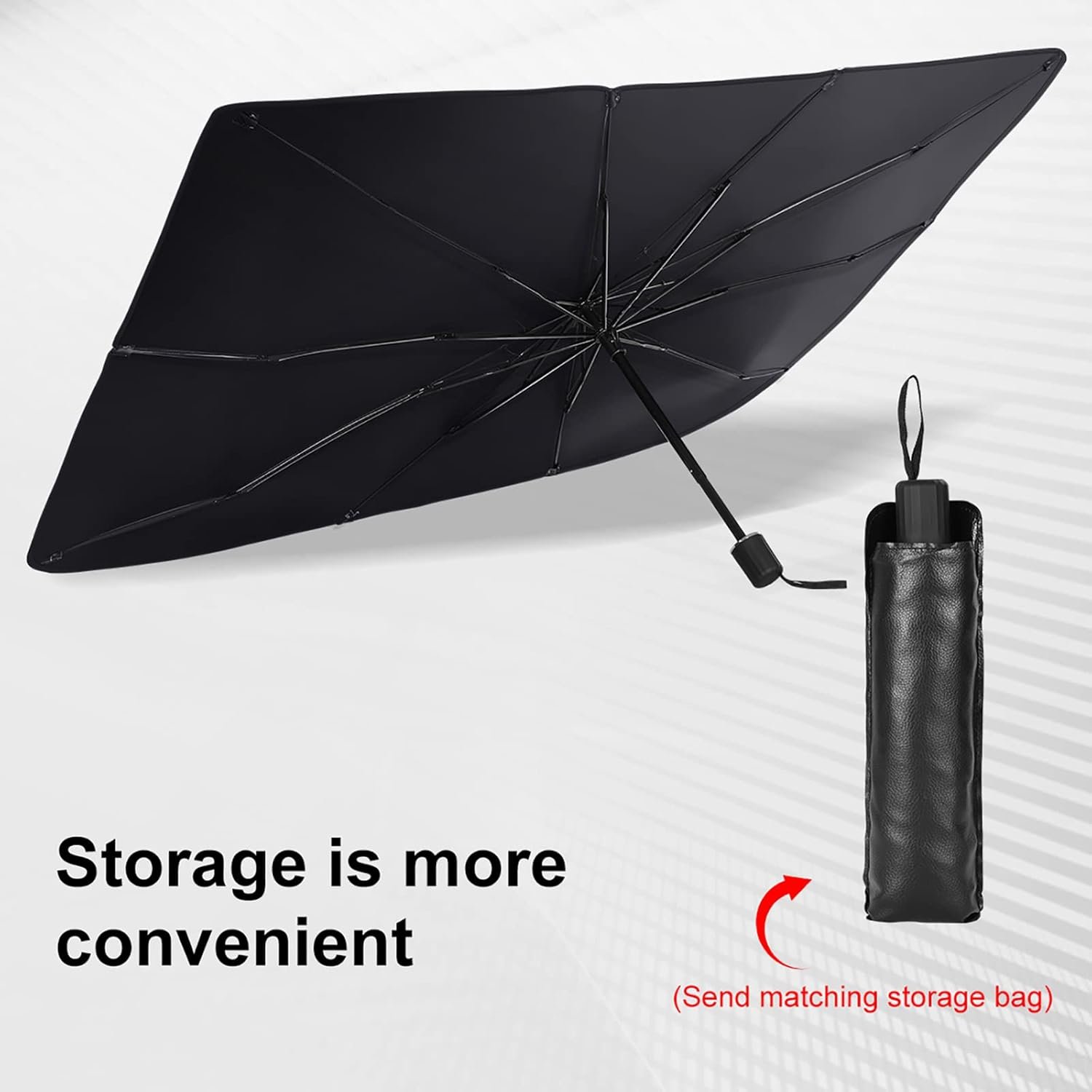 Foldable Car Windshield Umbrellas, Car Windshield Sun Shade Umbrella for Front Windows, Suitable for Windshields of Various Car Models Cartflix.pk