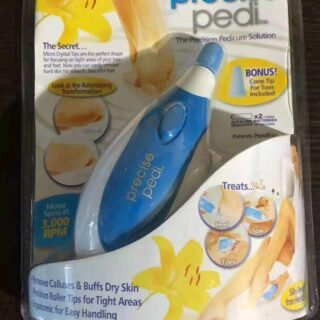 Precise Pedi - Electric Callus Remover Foot File, Cordless (Cell Operated) Cartflix.pk