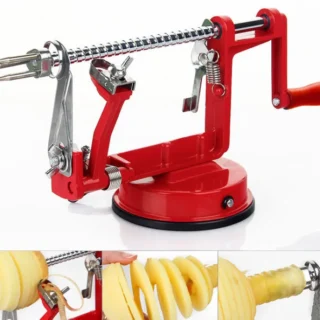 Potato Chips Maker, Manual spiral potato chips twister slicer cutter tornado twist machine