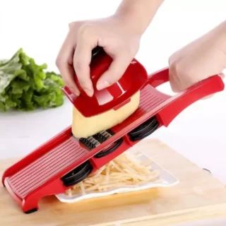10 in 1 Mandoline Slicer Vegetable Cutter with Stainless Steel Blade Manual Potato Peeler Carrot Cheese Grater Dicer Kitchen Tool Cartflix.pk