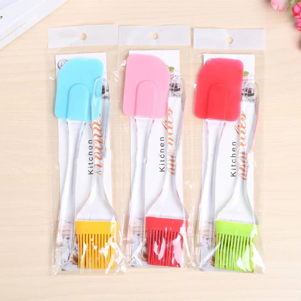 Pack Of 2 - Large Spatula BBQ Oil Brush