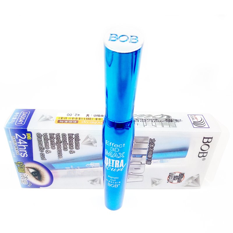 Waterproof BOB 3D Effect Ultra Curl Eye Mascara | Waterproof, Long-lasting, Eyelash Lengthening & Thick Curling | Best Quality Mascara ( 1 pcs Black ) Cartflix.pk