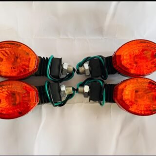 Fancy indicator for Bike Mini size flexible unbreakable yellow color 4 pcs Cartflix.pk