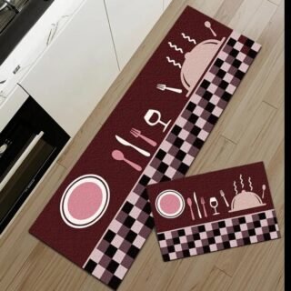 Antislip mats pack of 2pcs Random Designsize401204060cm Cartflix.pk