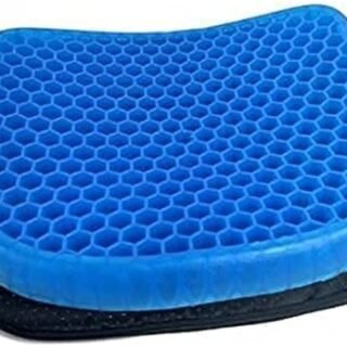 (Without Cloth) - Egg seater, Gel seat cushion, support cushion, Breathable Honeycomb Design For Chair Car Office, Best Design to Absorb Pressure on Driver's Seat, Office seat, House seats Cartflix.pk