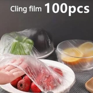 Plastic food cover pack off 100 pcs