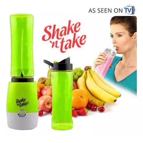 Shake n take electric bottle (1 bottles inside ) random color Cartflix.pk