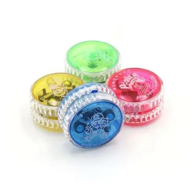 Pack of 12 Led Toys Yo yo Sport Toys Yo Yo Flashing Plastic for Kids Cartflix.pk
