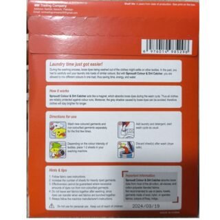 Sprouutt Color Grabber - 8 Sheets Stain Remover | Protects Laundry From Color Runs or Bleeds | Color Catcher, Dye Trapping Sheet