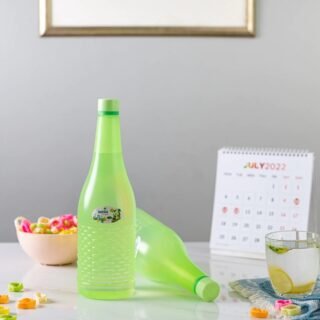 Pack Of 4 Plastic Jumbo Water Bottles (random color) 1.2 Ltr Each