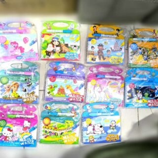 New Magic Water Book Painting Drawing Coloring Board Book Magic Water Pen (random book ) Cartflix.pk