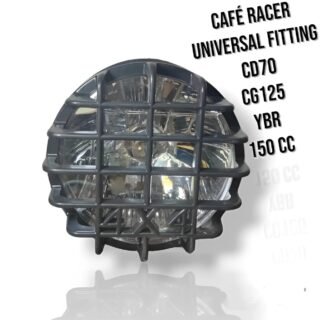 Cafe racer headlight for 70cc and 125cc bikes Simple to set up Headlight for bikes Cartflix.pk