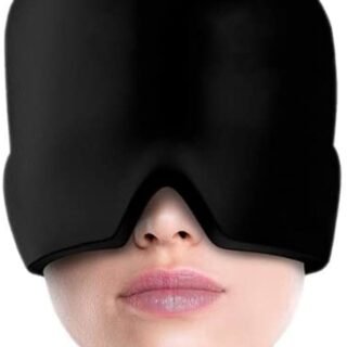 Migraine Relief Cap - Headache Relief Hat for Migraine Relief, Tension, One Size Fits All Headache Cap with Reusable Ice Gel Pack for Puffy Eyes, Stress Relief ( Random Color ) Cartflix.pk