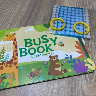 Montessori Baby Busy book My First Quiet Book Paste Early Learning Education Toy Children Toy Matching Game for Babies 2 , 3 Years (random book) Cartflix.pk