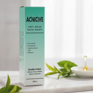 Acnicive Anti Acne Face Wash Gentle Formula Clears Impurities Reduces Acne Refreshes Skin Provides Smooth And Healthy Look For Daily Use - 100ml Cartflix.pk