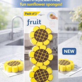 WUWA Stravits Fruit Sponges Providing Creative Design Attractive Look Durable Quality Comfortable Use (Random Design)