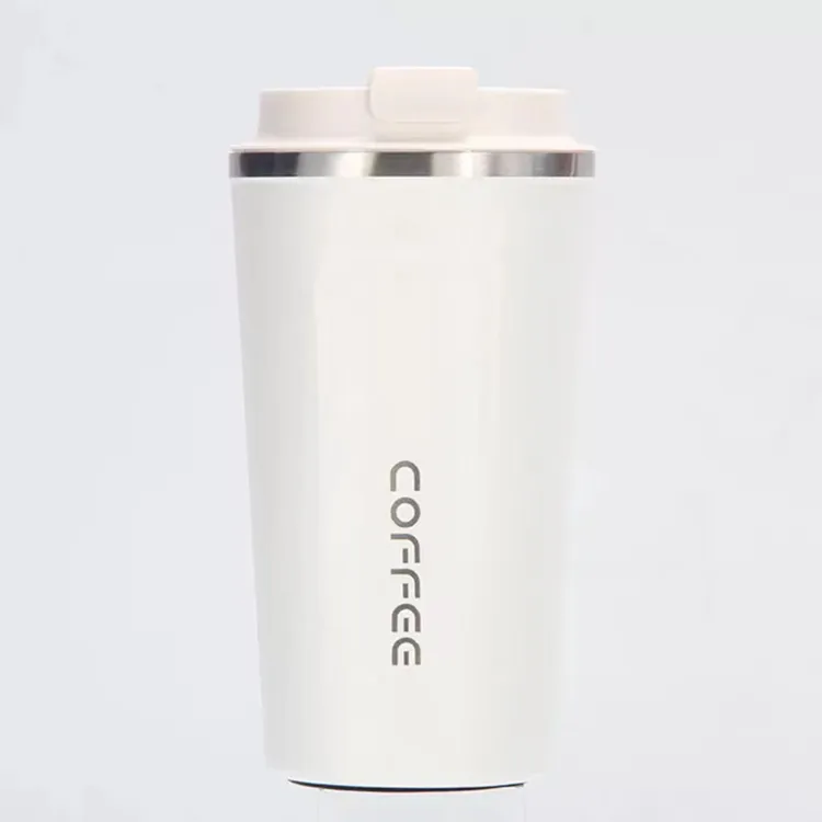 510ml Large-capacity Coffee Cup Keep Heat Stainless Steel Double-layer Smooth Edge Water Bottle Mug for Daily Use (random colors)