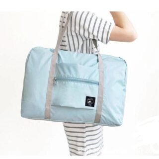 Multipurpose Foldable Travel Luggage Carry On Shoulder Duffle Bag Lightweight (random color) Cartflix.pk