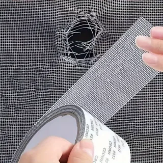 3 Meter - Mesh Roll Tape Window Screen Repair Patch Keep Mosquitoes Out With Anti Insect Self Adhesive Mesh Patch Tape Cartflix.pk