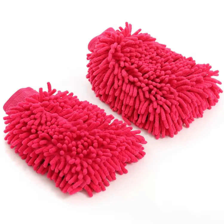 Microfiber Double-Sided Cleaning Gloves - Ideal for House and Car Cleaning Cartflix.pk