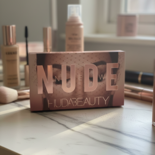 Huda Beauty The New Nude Eyeshadow Palette - 18 Pan Ultra-Pigmented Shadow Collection with Mattes Cartflix.pk
