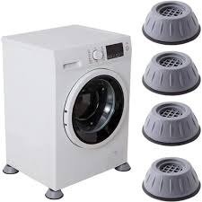 4Pcs Universal Anti?Vibration Feet Pads | Washing Machine, Dryer, Refrigerator & Furniture Non?Slip Rubber Mat (Small Size)